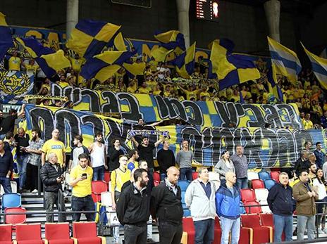 נציגות נאה של אוהדי מכבי ת"א (אלן שיבר)