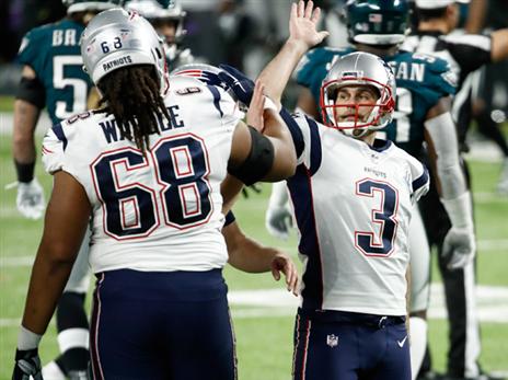 הפטריוטס השיגו נקודות ראשונות אי פעם ברבע הראשון בסופרבול (getty)