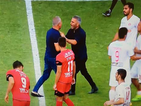 עצבים באצטדיון רמת גן