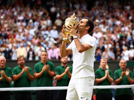 "רק" 20 זכיות בגראנד סלאם בקריירה, רוג'ר פדרר (Getty)