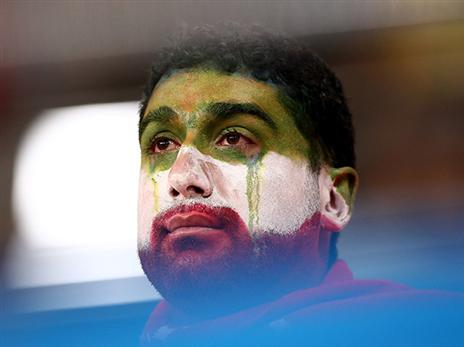 אוהדי איראן נפרדים מרוסיה (getty)