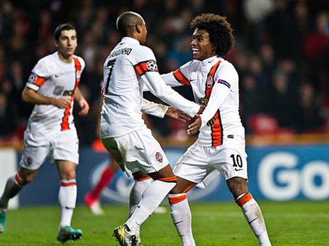 גדול הברזילאים ששיחק בשחטאר, וזה אומר הרבה. פרננדיניו עם וויליאן (getty)