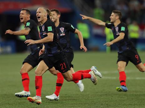 דרמה, גיבור, קטרזיס. קרואטיה חוגגת על דנמרק (gettyimages)