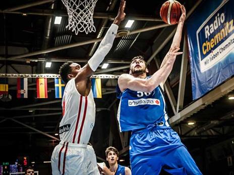 זוסמן. הוליך את ישראל לניצחון ענק (פיב"א)