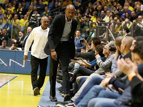 סיפקו השראה. שארפ ובאסטון בהיכל (צילום: אלן שיבר)