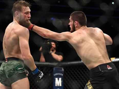 אירוע מטלטל. קונור מול חאביב (getty)