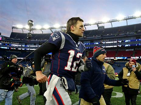 בריידי שוב בגמר ה-AFC (צילום: Maddie Meyer/Getty Images)