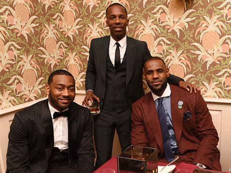 אני והחבר'ה. פול, לברון וג'ון וול (צילום: Erika Goldring/Getty Images for Remy Martin)