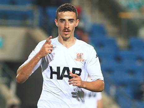 "עדיין לא מתרכז בגמר הגביע". חזיזה (צילום: אלן שיבר)