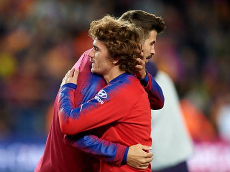 גריזמן באפריל. הגיע לקאמפ נואו עם חוזה בברצלונה? (Getty)