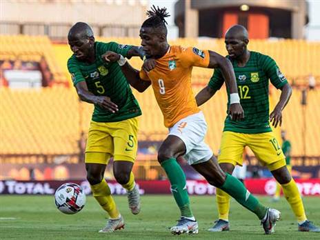 זאהא במשחק הקודם של חוף השנהב (getty, Sebastian Frej)