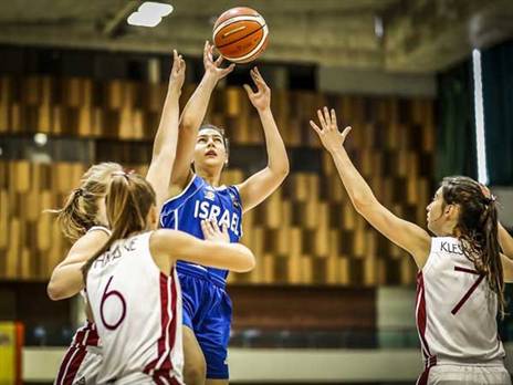 הלטביות היו גדולות על ישראל (באדיבות איגוד הכדורסל)