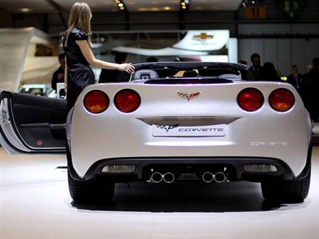 קורבט קבריולה בתערוכת רכב בארה"ב בשנת 2010