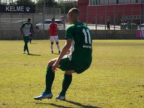 פודגוראנו חוגג צמד (מכבי חיפה, האתר הרשמי)