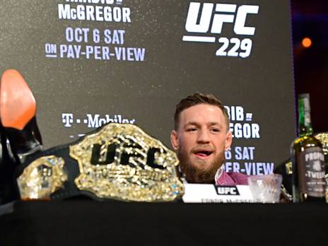 הראש לא היה במקום. מקגרגור לקראת הקרב מול חאביב (GETTYIMAGES)