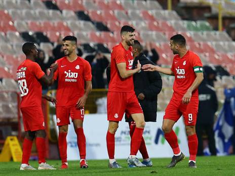 שמחה גדולה מהנצחון על ק"ש. (לירון מולדובן)