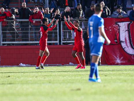 באשיר וראדי חוגגים. (מאור אלקסלסי)