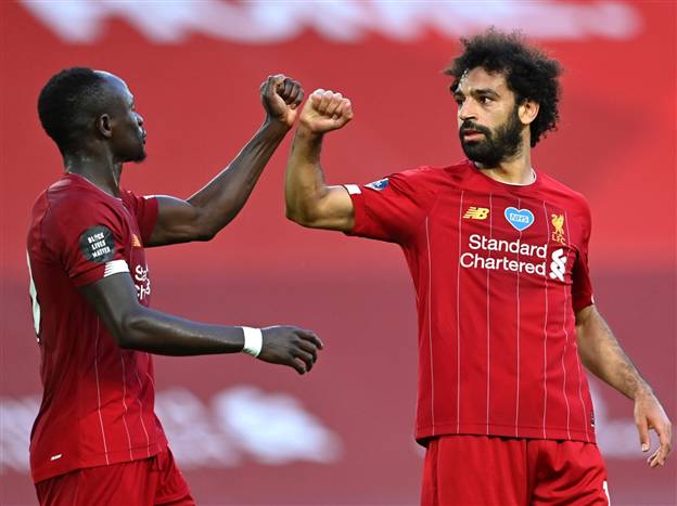 סלאח. 70 שערים ב-101 משחקים (Getty)