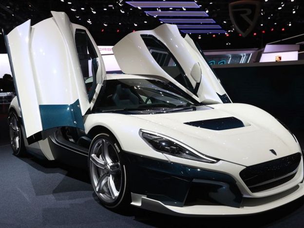 מכונית העל החשמלית של רימאק במסגרת תערוכת ז'נבה 2019. כמעט 2000 כוחות סוס חשמליים והאצה ל-100 קמ"ש ב-1.87 ש'