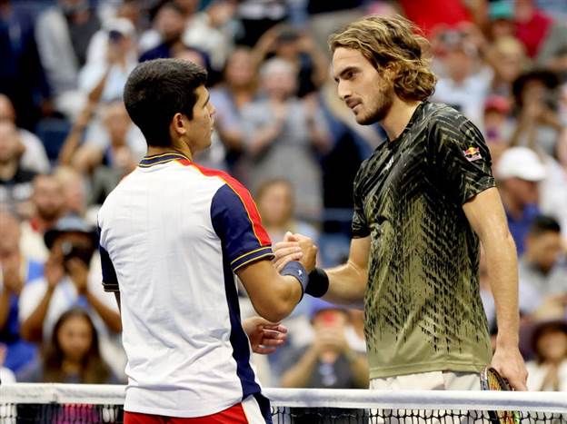 אלקארז וציציפאס. היווני טרם ניצח את הספרדי שבגיל 19 היה לשחקן הצעיר בעולם שדורג במקום הראשון