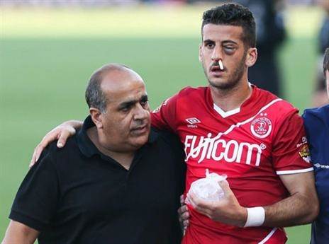 הפציעה בהפועל ת"א. לקח לו זמן להתאושש (אלן שיבר)