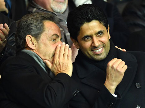 חברים טובים. סרקוזי וא-חלאיפי (gettyimages)