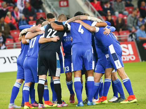 הבונקר עבד טוב רק במחצית הראשונה. שחקני צור שלום (דני מרון)