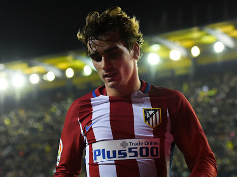 גריזמן מאוכזב. אתלטיקו מתרחקת מהצמרת (Getty)