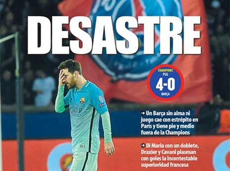 ומנגד, ב"מונדו דפורטיבו" כינו את הערב "אסון"