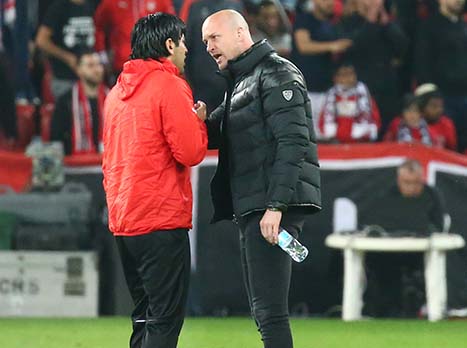 כעס מאוד על השיפוט. ג'ורדי קרויף (צילום: דני מרון)