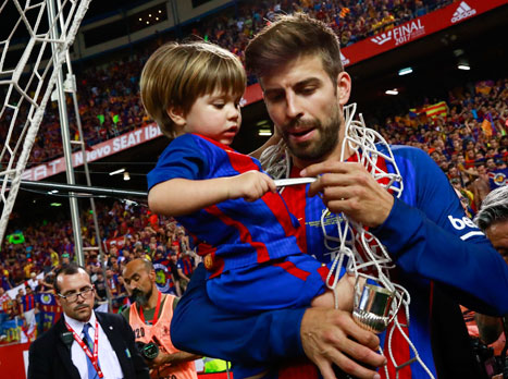 פיקה. לא חגג את הגביע עם מצעד (Getty)