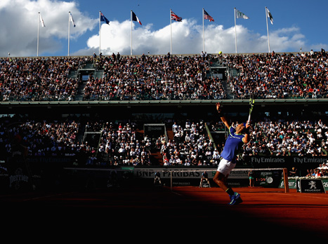 ערב נהדר של טניס בפאריס (getty)