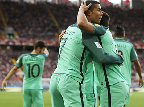 רונאלדו שם הכל בצד (getty)