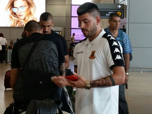 בן תורג'מן לפני ההמראה לסופיה