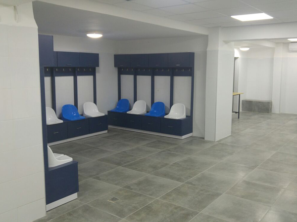 חדרי ההלבשה בק"ש עברו שיפוץ