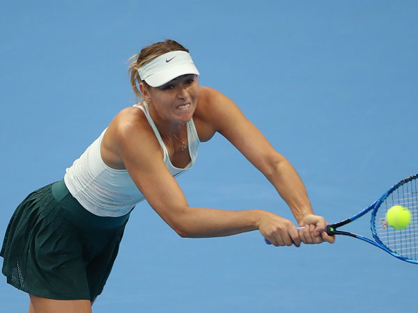 שראפובה. פתחה ברגל ימין את 2018 (getty)