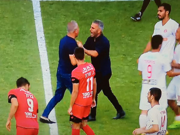 עצבים באצטדיון רמת גן