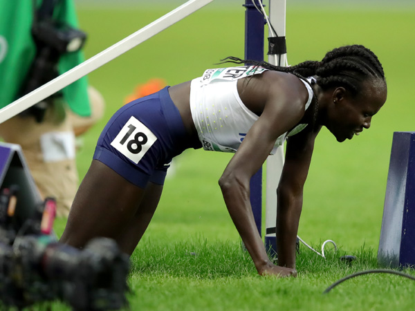 "מזל שלא זכתה במדליה" (getty)