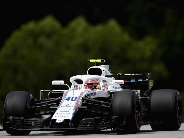 קוביצה במבחנים על מסלול הגרנד פרי באוסטריה ב-29 ביוני השנה עם מרטיני רייסינג (צילום: Getty)