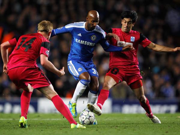 ברדה עם דה בריינה (וגם אנלקה). "הוא בניון ומליקסון הכי גדולים ששיחקתי איתם" (Paul Gilham / Staff)