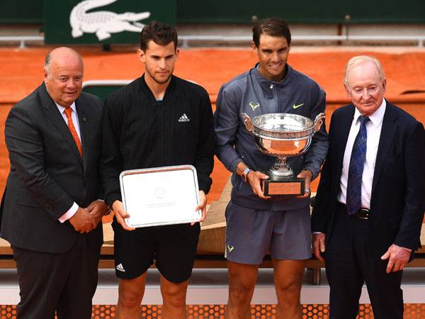 תים ונדאל. הספרדי כבר רגיל למעמד הפודיום (Getty Images)