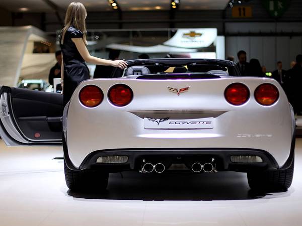 קורבט קבריולה בתערוכת רכב בארה"ב בשנת 2010