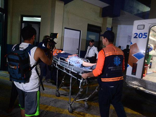 אחד הפצועים באירוע בהונדורס (getty)