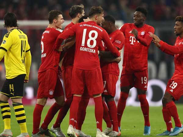 באיירן חוגגת על דורטמונד. יהירות? (Getty)