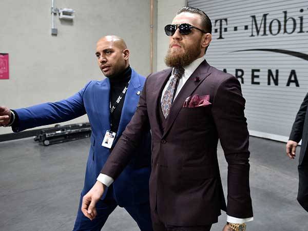 מקגרגור הגיע לעבוד (getty)