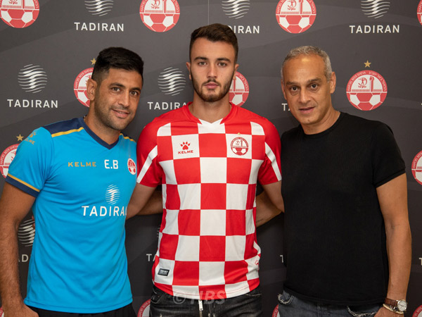 רצון עם ברדה וסוכנו אפי סופר (באדיבות הפועל ב"ש)