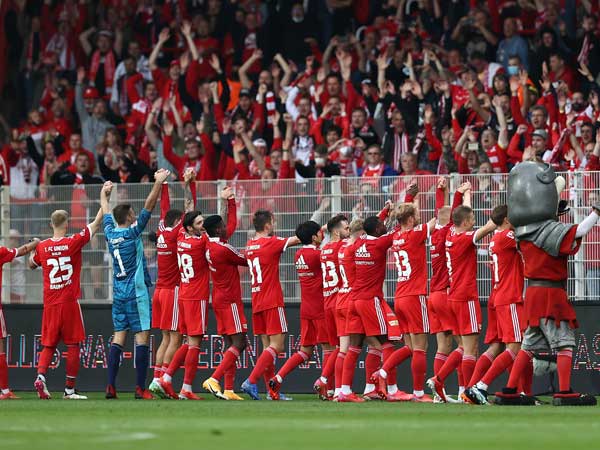 שחקני אוניון ברלין. שמרו על מאזן נקי מהפסדים (GETTY)