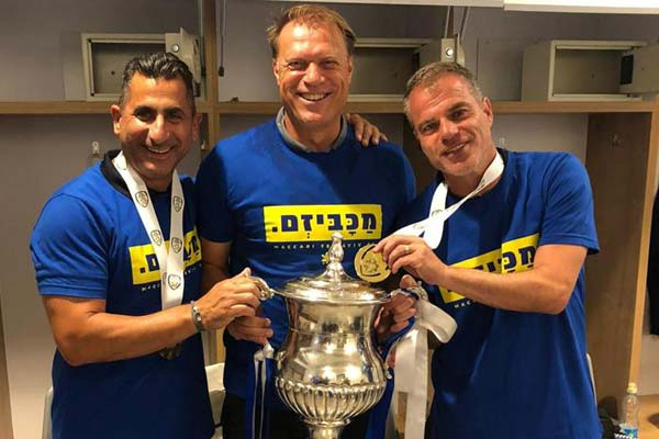 אורי דוד ופטריק ואן לוון (האתר הרשמי של מכבי תל אביב)