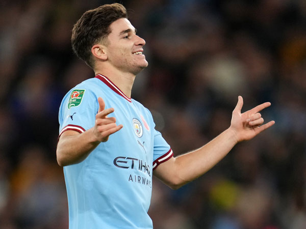 מרשים גם בסיטי (Matt McNulty - Manchester City/Manchester City FC via Getty Images)