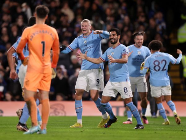 סיטי. לא זהרו אבל חגגו בסיום (Getty)